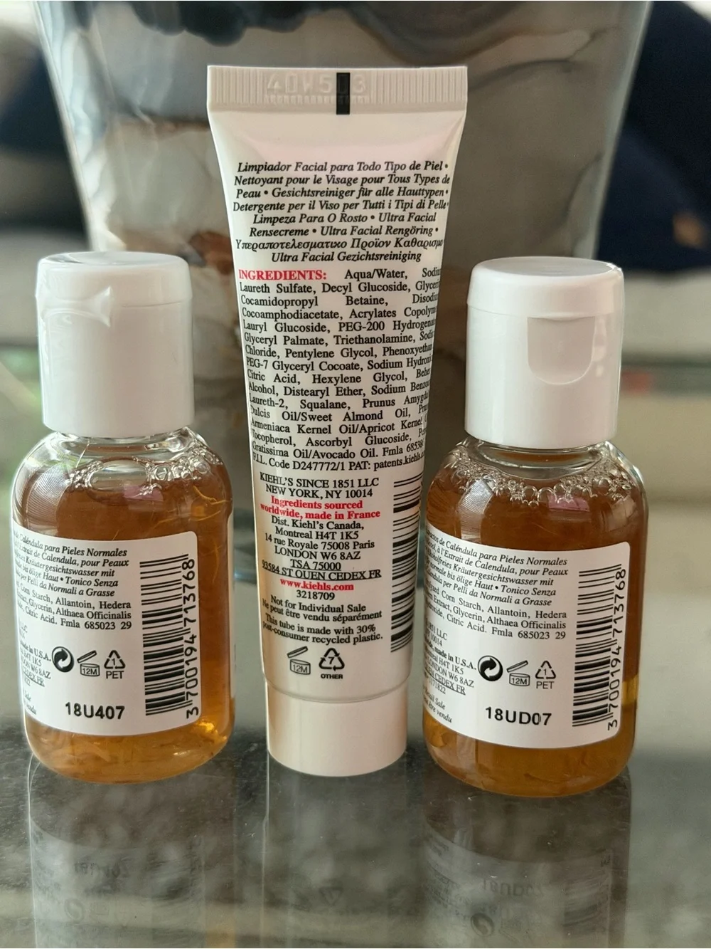 Kiehl's Ultra Facial Cleanser & Calendula Toner Set